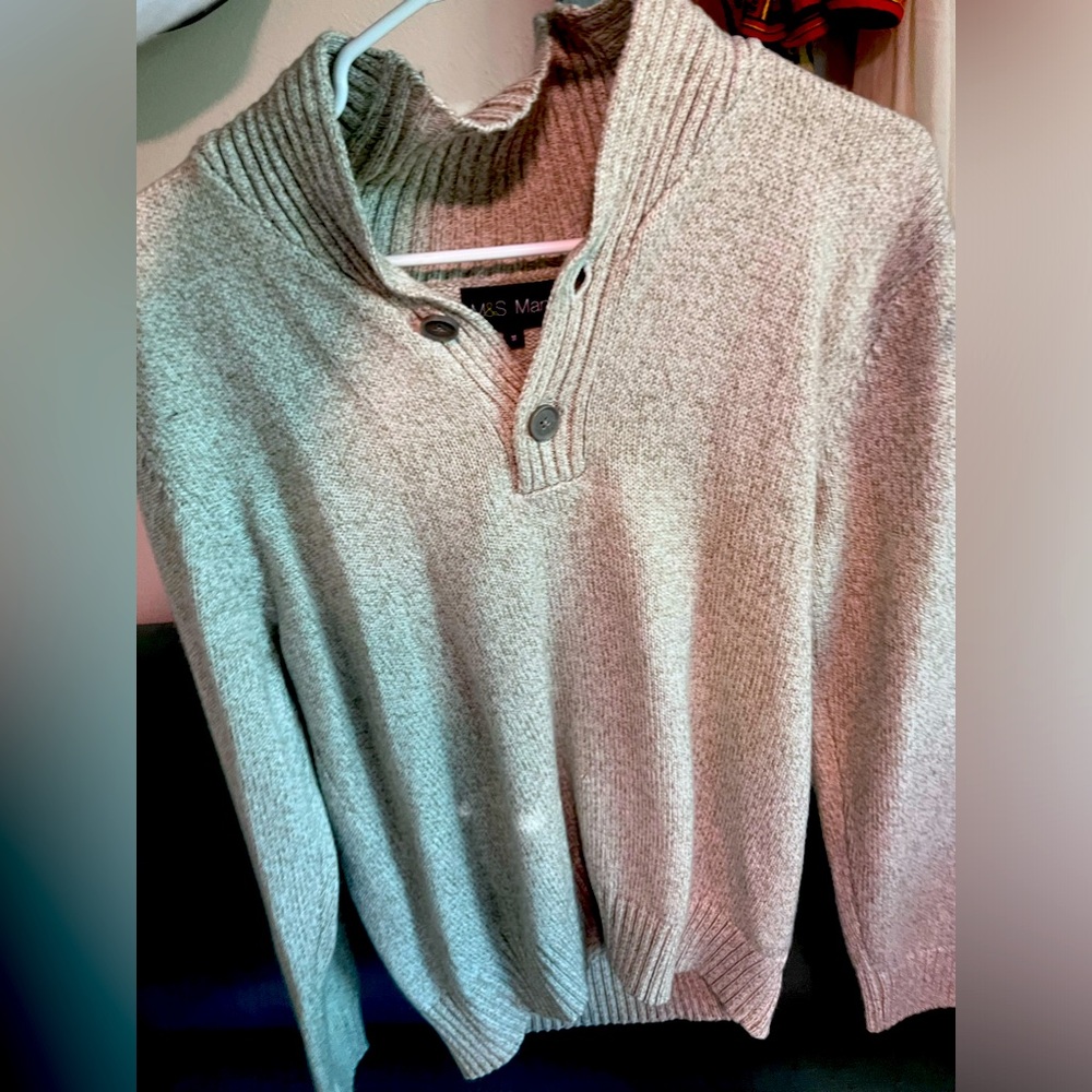 Sweater button up